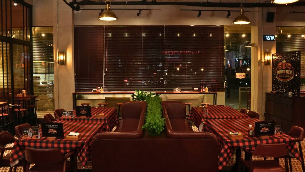 Booths and the dining room